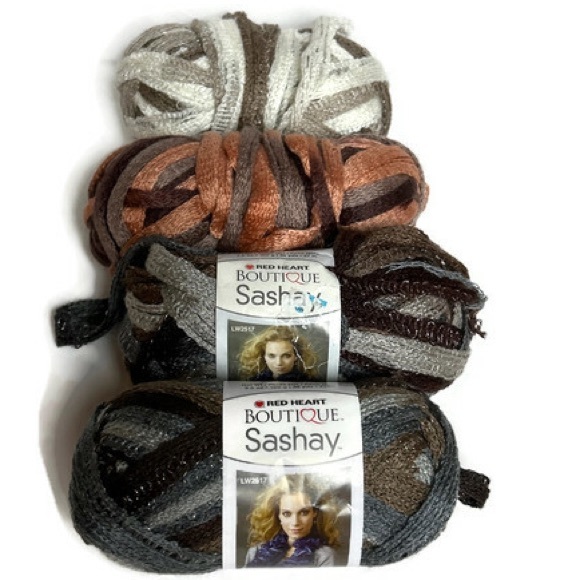 Assorted Yarns (BERNAT, RED HEART Boutique Sashay brand) - Picture 7 of 9